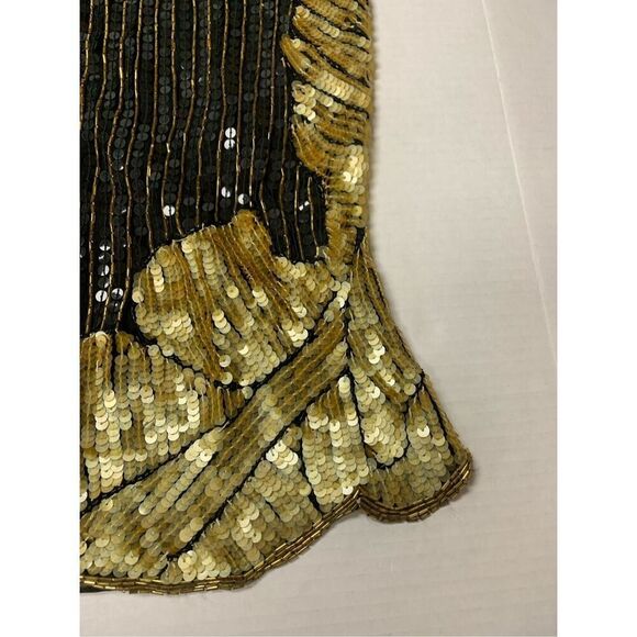 Vintage Beaded Silk Blouse and Skirt Set - Picture 7 of 11